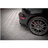 Maxton - Street Pro Lame Du Pare Chocs Arriere Mazda 3 MPS Mk1 Version américaine Noir + Rabats Brillant 