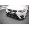 Maxton - Lame Du Pare-Chocs Avant V.2 Seat Ibiza FR/ Standard Mk5 Noir Brillant