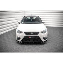 Maxton - Lame Du Pare-Chocs Avant V.2 Seat Ibiza FR/ Standard Mk5 Noir Brillant