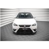 Maxton - Lame Du Pare-Chocs Avant V.2 Seat Ibiza FR/ Standard Mk5 Noir Brillant