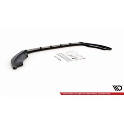 Maxton - Lame Du Pare-Chocs Avant V.2 Seat Ibiza FR/ Standard Mk5 Noir Brillant