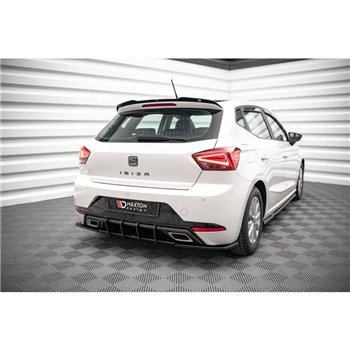 Maxton - Street Pro Central Diffuseur Arriere Seat Ibiza FR/ Standard Mk5 Rouge