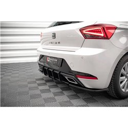 Maxton - Street Pro Central Diffuseur Arriere Seat Ibiza FR/ Standard Mk5 Rouge
