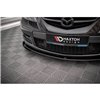 Maxton - Street Pro Lame Du Pare-Chocs Avant V.1 Mazda 3 MPS Mk1 Noir + Rabats Brillant 