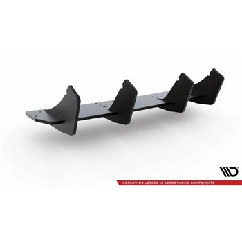 Maxton - Street Pro Central Diffuseur Arriere V.2 Audi RS3 8V Sportback Noir-Rouge