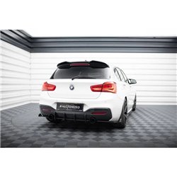 Maxton - Street Pro Central Diffuseur Arriere V.3 BMW M140i Noir-Rouge