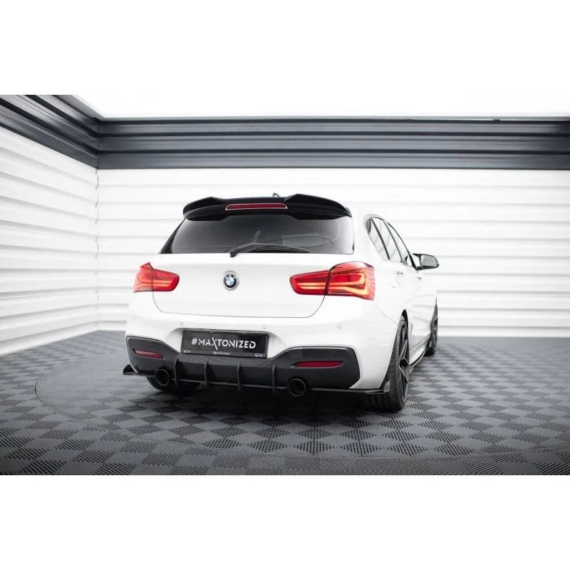 Maxton - Street Pro Central Diffuseur Arriere V.3 BMW M140i Noir-Rouge