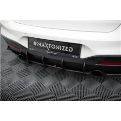 Maxton - Street Pro Central Diffuseur Arriere V.3 BMW M140i Noir-Rouge