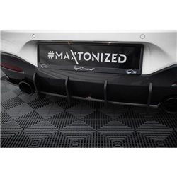 Maxton - Street Pro Central Diffuseur Arriere V.3 BMW M140i Noir-Rouge