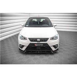 Maxton - Lame Du Pare-Chocs Avant V.1 Seat Ibiza FR/ Standard Mk5 Noir Brillant