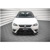 Maxton - Lame Du Pare-Chocs Avant V.1 Seat Ibiza FR/ Standard Mk5 Noir Brillant