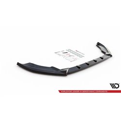 Maxton - Lame Du Pare-Chocs Avant V.1 Seat Ibiza FR/ Standard Mk5 Noir Brillant