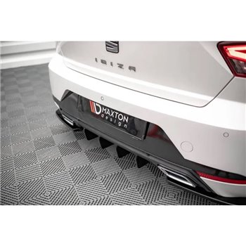 Maxton - Diffuseur Arrière Complet Seat Ibiza FR/ Standard Mk5 Noir Brillant