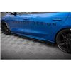 Maxton - Street Pro Rajouts Des Bas De Caisse Ford Focus ST / ST-Line Mk4 Noir-Rouge + Rabats Brillant