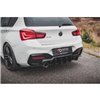Maxton - Street Pro Central Diffuseur Arriere V.4 BMW M140i Noir-Rouge