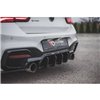Maxton - Street Pro Central Diffuseur Arriere V.4 BMW M140i Noir-Rouge