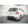 Maxton - Street Pro Central Diffuseur Arriere Seat Ibiza FR/ Standard Mk5 Noir