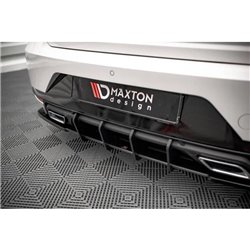 Maxton - Street Pro Central Diffuseur Arriere Seat Ibiza FR/ Standard Mk5 Noir