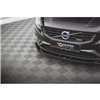 Maxton - Lame Du Pare-Chocs Avant V.2 Volvo S60 R-Design Mk2 Facelift Noir Brillant