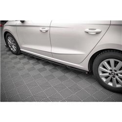 Maxton - Rajouts Des Bas De Caisse V.2 Seat Ibiza FR/ Standard Mk5 Noir Brillant