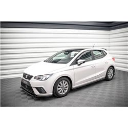 Maxton - Rajouts Des Bas De Caisse V.2 Seat Ibiza FR/ Standard Mk5 Noir Brillant