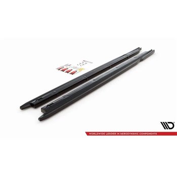 Maxton - Rajouts Des Bas De Caisse V.2 Seat Ibiza FR/ Standard Mk5 Noir Brillant