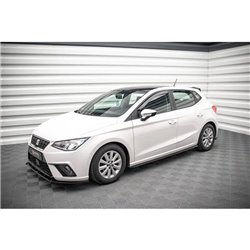 Maxton - Rajouts Des Bas De Caisse V.1 Seat Ibiza FR/ Standard Mk5 Noir Brillant