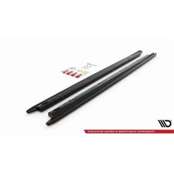 Maxton - Rajouts Des Bas De Caisse V.1 Seat Ibiza FR/ Standard Mk5 Noir Brillant