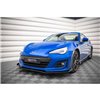 Maxton - Street Pro Lame Du Pare-Chocs Avant V.1 Subaru BRZ Mk1 Facelift Noir + Rabats Brillant