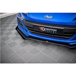 Maxton - Street Pro Lame Du Pare-Chocs Avant V.1 Subaru BRZ Mk1 Facelift Noir + Rabats Brillant 