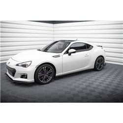 Maxton - Street Pro Rajouts Des Bas De Caisse Subaru BRZ Mk1 / Mk1 Facelift Noir-Rouge