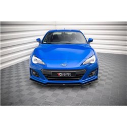 Maxton - Street Pro Lame Du Pare-Chocs Avant Subaru BRZ Mk1 Facelift Noir-Rouge
