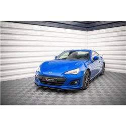 Maxton - Street Pro Lame Du Pare-Chocs Avant Subaru BRZ Mk1 Facelift Noir-Rouge