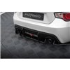 Maxton - Street Pro Central Diffuseur Arriere Subaru BRZ Mk1 / Mk1 Facelift Rouge