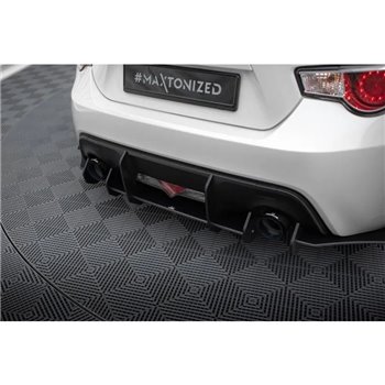 Maxton - Street Pro Central Diffuseur Arriere Subaru BRZ Mk1 / Mk1 Facelift Noir