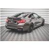 Maxton - Lames De Pare-Chocs Arrière Latérales V.3 BMW M4 F82 Noir Brillant