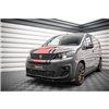 Maxton - Lame Du Pare-Chocs Avant Peugeot Partner Mk3 Noir Brillant