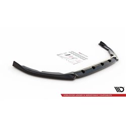 Maxton - Lame Du Pare-Chocs Avant Peugeot Partner Mk3 Noir Brillant