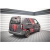 Maxton - Arriere Splitter (avec une barre verticale) Peugeot Partner Long Mk3 Noir Brillant