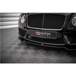 Maxton - Lame Du Pare-Chocs Avant V.1 Bentley Continental GT V8 S Mk2 Noir Brillant