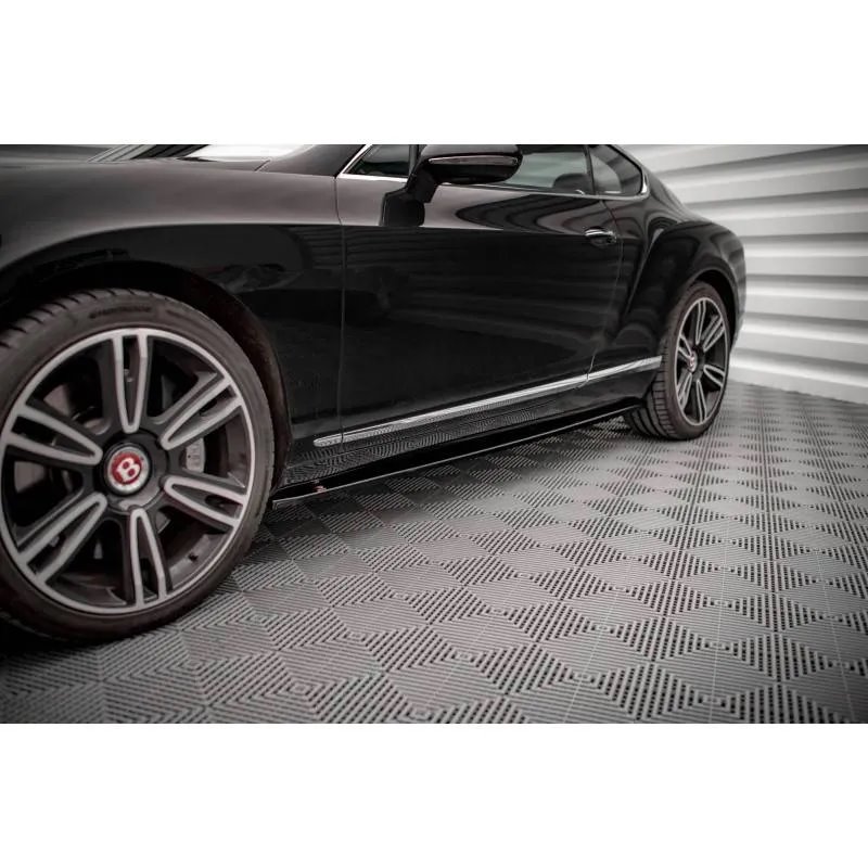Maxton - Rajouts Des Bas De Caisse Bentley Continental GT V8 S Mk2 Noir Brillant