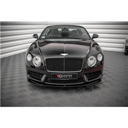 Maxton - Lame Du Pare-Chocs Avant V.2 Bentley Continental GT V8 S Mk2 Noir Brillant
