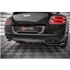 Maxton - Arriere Splitter (avec une barre verticale) Bentley Continental GT V8 S Mk2 Noir Brillant