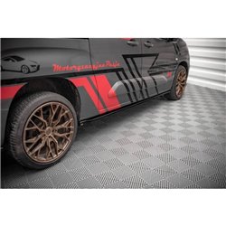 Maxton - Rajouts Des Bas De Caisse Peugeot Partner Maxi Mk3 Noir Brillant