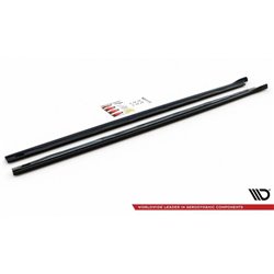 Maxton - Rajouts Des Bas De Caisse Peugeot Partner Maxi Mk3 Noir Brillant
