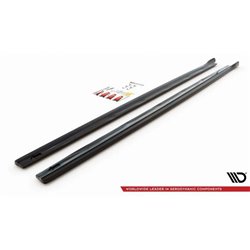 Maxton - Rajouts Des Bas De Caisse Peugeot Partner Maxi Mk3 Noir Brillant