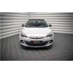 Maxton - Lame Du Pare-Chocs Avant V.2 Opel Astra GTC OPC-Line J Noir Brillant