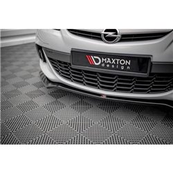 Maxton - Lame Du Pare-Chocs Avant V.2 Opel Astra GTC OPC-Line J Noir Brillant
