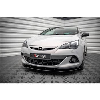 Maxton - Street Pro Lame Du Pare-Chocs Avant Opel Astra GTC OPC-Line J Noir