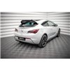 Maxton - Lames De Pare-Chocs Arrière Latérales V.1 Opel Astra GTC OPC-Line J Noir Brillant
